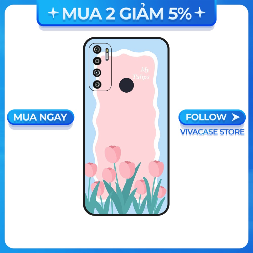 Ốp lưng Vsmart Joy 3/Joy 4/Active 3/Bee 3/Live/...dẻo đen hình Hoa ánh dương