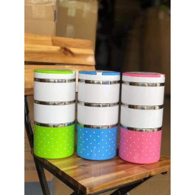 CAMEN CHẤM BI 3 TẦNG,,