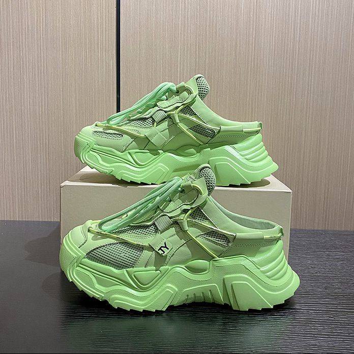 Giày Sneaker Tăng Chiều Cao Thiết Kế Mới Thoáng Khí Thời Trang Dành Cho Mùa Hè