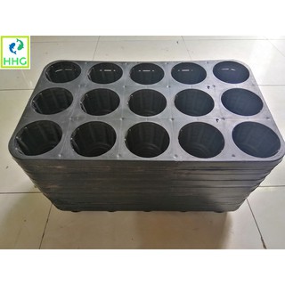 20 KHAY NHỰA CỨNG 15 LỖ TRỒNG RAU ƯƠM MẦM