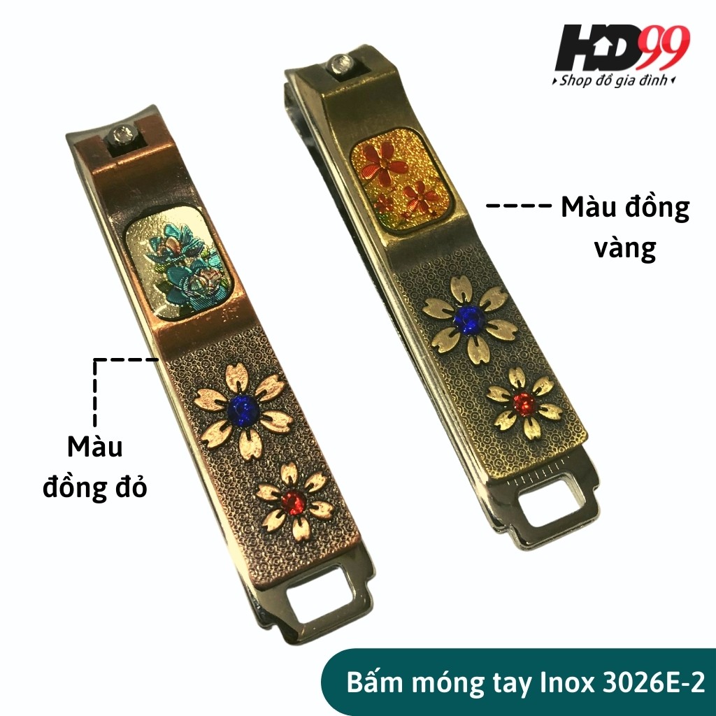 Bấm Móng Tay 3026E-2 Loại To | Hàng Chất Lượng Cao Từ Thép Chuyên Dụng Kiểu Dáng Phù Hợp Bàn Tay người Việt Nam