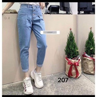 Quần baggy jean nữ cao cấp, phom lửng, chất vải denim dày dặn, mềm, mang thoái mái,quần jeans Q_boutique 💖 ◦