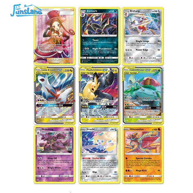 36 Gói 324 thẻ bài Pokemon FUNSLANE GX EX tùy chọn họa tiết