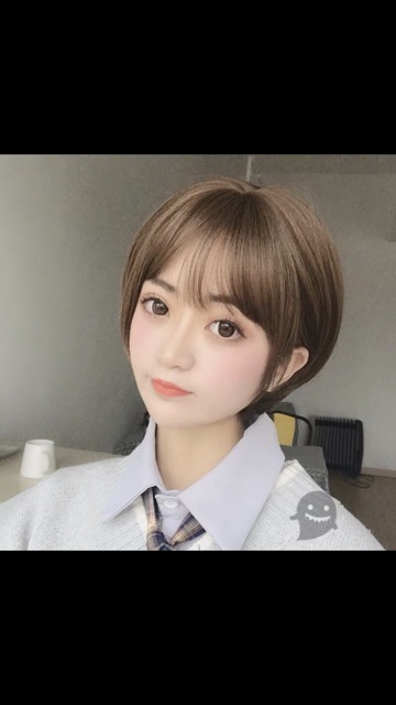Tóc giả cúp tomboy🥰freeship 50k🥰 78 dễ thương cao cấp- tặng lưới chùm tóc