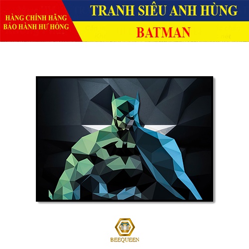 [MS26-51] Tranh Trang Trí Siêu Anh Hùng Bat Man - Tranh Treo Tường  Bat Man