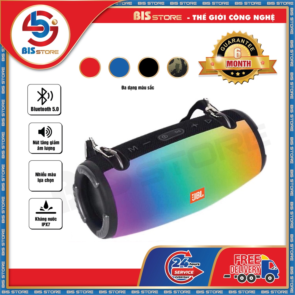 Loa bluetooth Xtreme 3 - Led Bass Cực Mạnh Âm Thanh Lớn,Chống Thấm Nước Tốt - Usb Thẻ Nhớ, Kết Nối Máy Tính