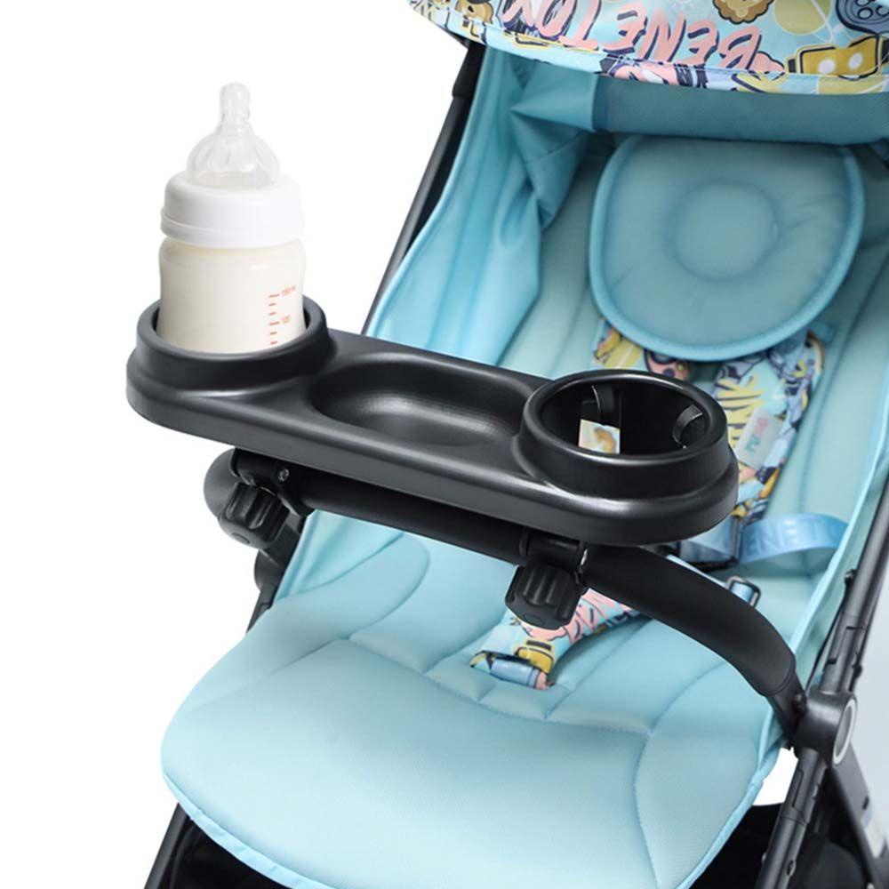 Giá Đỡ Cốc Sữa / Đồ Ăn Vặt Gắn Xe Đẩy Em Bé Tháo Rời Được Chống Trượt Tiện Lợi