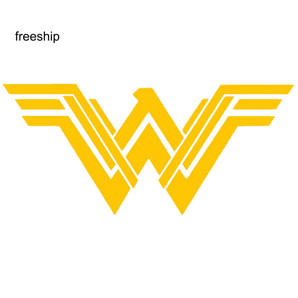 Miếng Dán Logo Wonder Woman Phản Quang Cho Xe Hơi