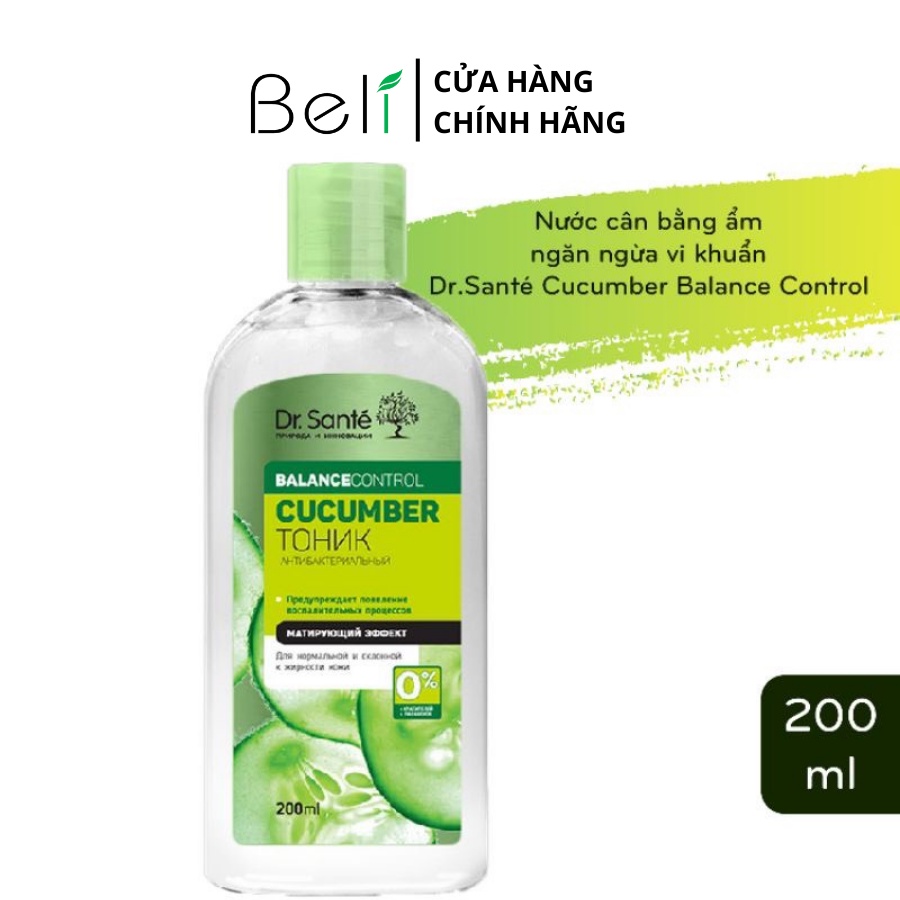 Nước cân bằng kháng khuẩn Cucumber Balance Control 200ml - BioTopcare Official - TN127