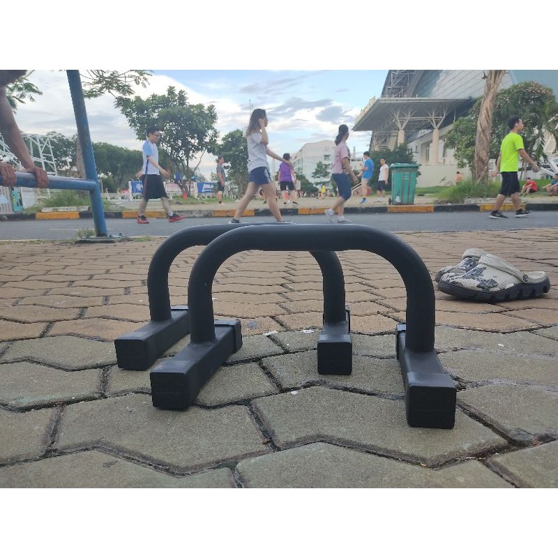 Paralette sắt "HOANGKYTONG"Mẫu 2 Dụng cụ hít đất