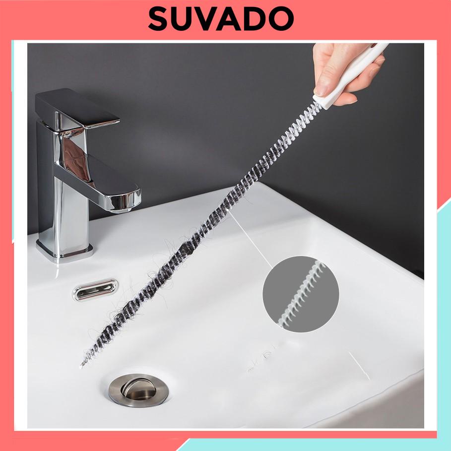 Cây thông cống thoát nước dụng cụ Gắp Rác  Que Thông Tắc Bồn rửa, ống cống uốn cong gấp gọn siêu tiện lợi RY285 SUVADO