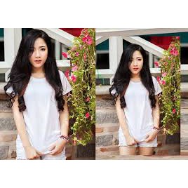 Áo thun nữ cổ tròn