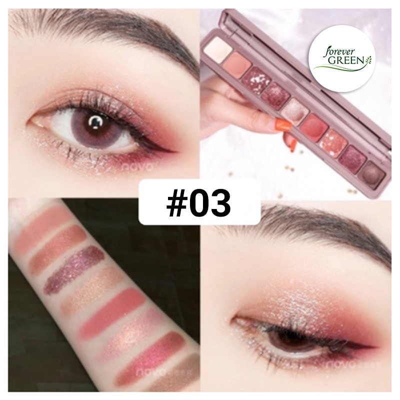 Bảng Phấn Mắt Novo 9 màu Soft Eye Shadow Smooth Texture FG294