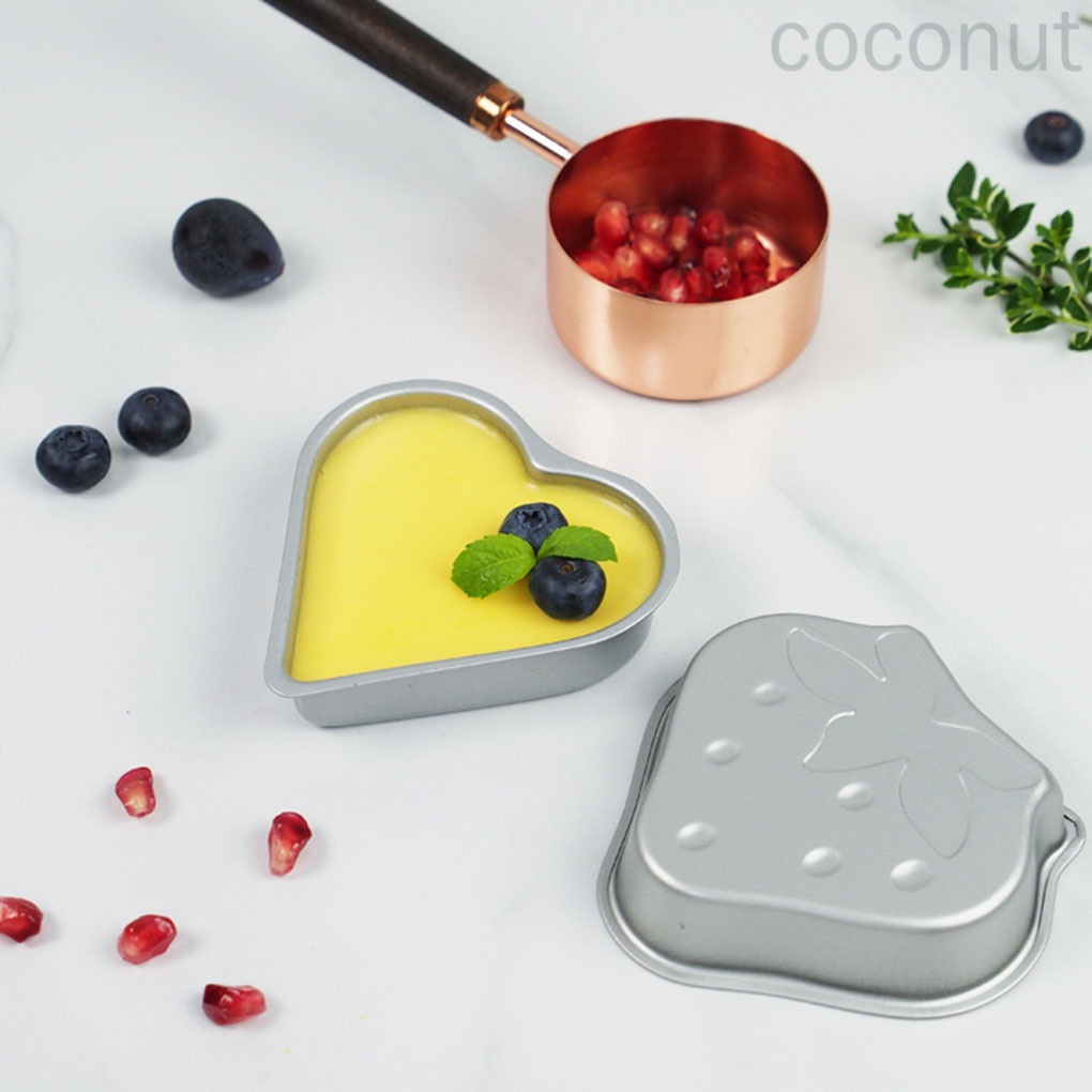 Khuôn Làm Bánh Pudding Bằng Thép Carbon Chống Dính Chịu Nhiệt Nhiều Hình Dạng