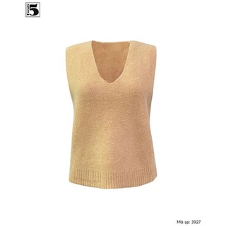 Áo gile len trơn cổ tim Twentyfive 3927