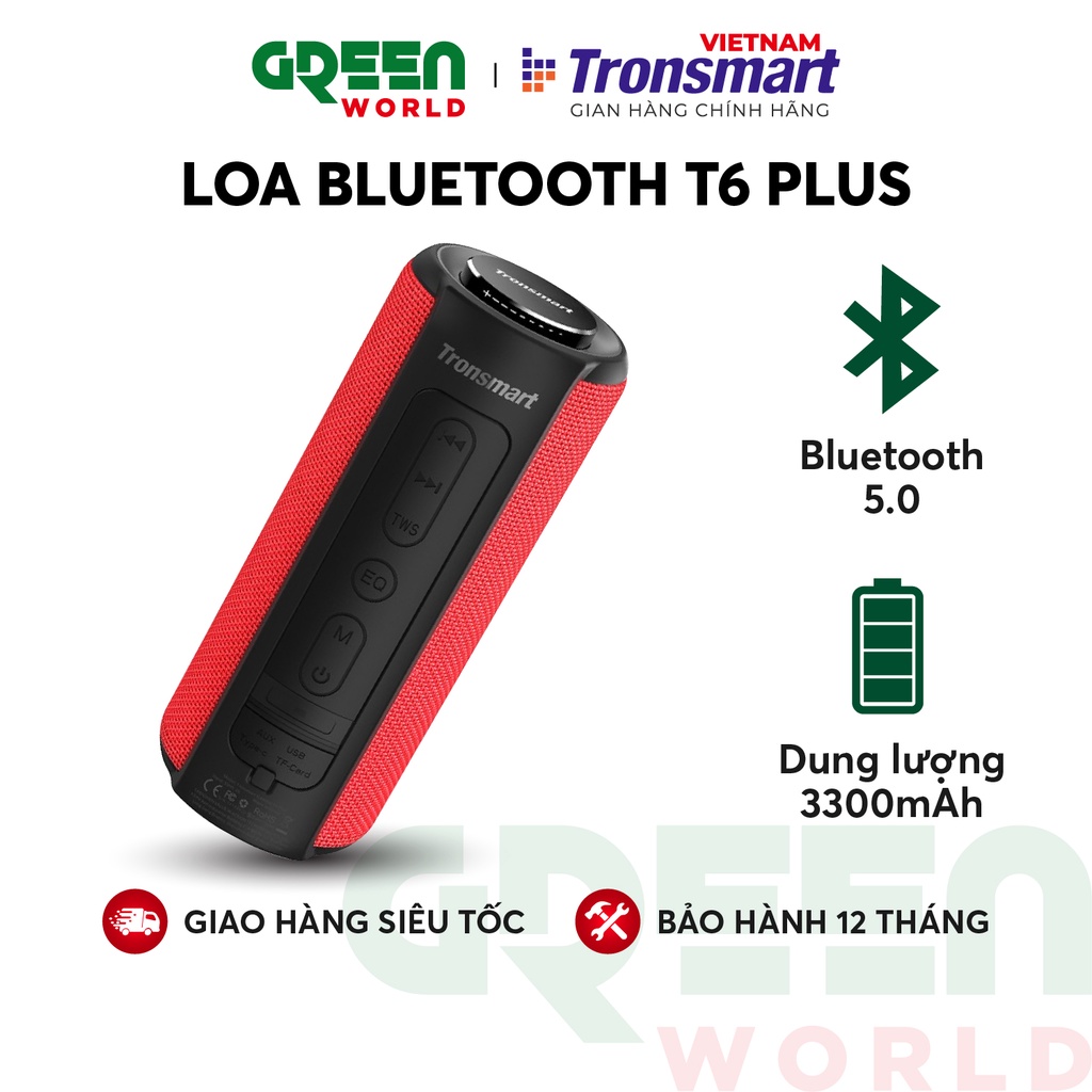 ✪ CHÍNH HÃNG ✪ Loa bluetooth 5.0, Bass sâu Tronsmart Element T6 Plus/T6 Plus Upgraded