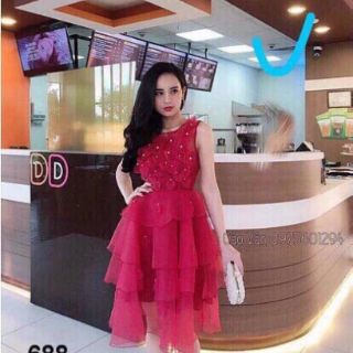 Đầm voan tầng cao CẤP tk
