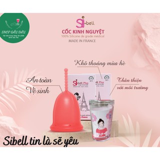 (CHÍNH HÃNG) Cốc nguyệt san Sibell nhập khẩu Pháp - thay thế bvs trong kì đèn đỏ cho ngày ấy nhẹ nhàng
