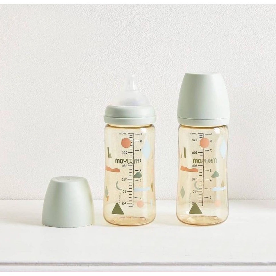 [ HÀNG CHÍNH HÃNG] Bình sữa Moyuum Hàn Quốc 170ml 270ml [Được chọn núm 1 - 4] Baibu-BSMY