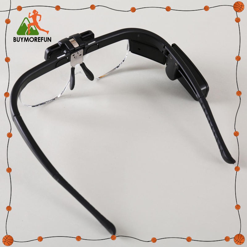 Kính Lúp Đeo Đầu Phóng Đại Có Đèn LED 4 Lens