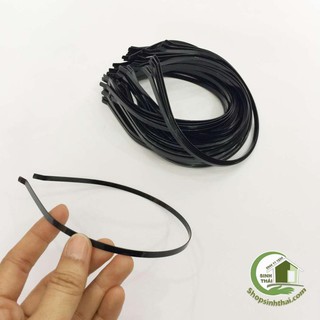 Bờm cài tóc bằng kẽm màu đen