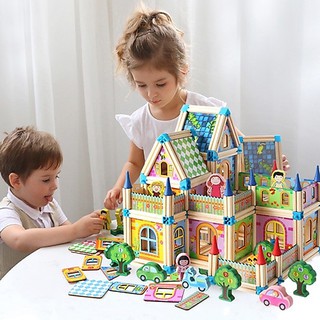 Đồ chơi ghép hình mô hình nhà thông minh 3D cho bé từ 4-10 tuổi