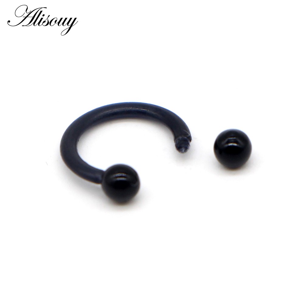 Alisouy 1 Khuyên Xỏ Mũi / Tai / Môi / Tai / Cơ Thể Bằng acrylic Phong Cách punk