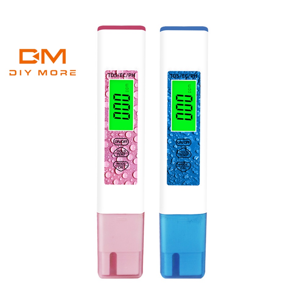 Bút kiểm tra DIYMORE 4 trong 1 nhiệt độ/ độ pH/ TDS/ EC đa năng tiện lợi