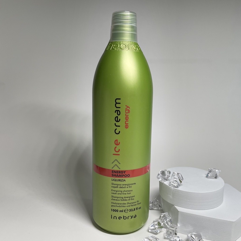 Dầu gội chống rụng tóc Inebrya Ice Cream Energy - Anti Hair Loss 1000ml-(NEW)