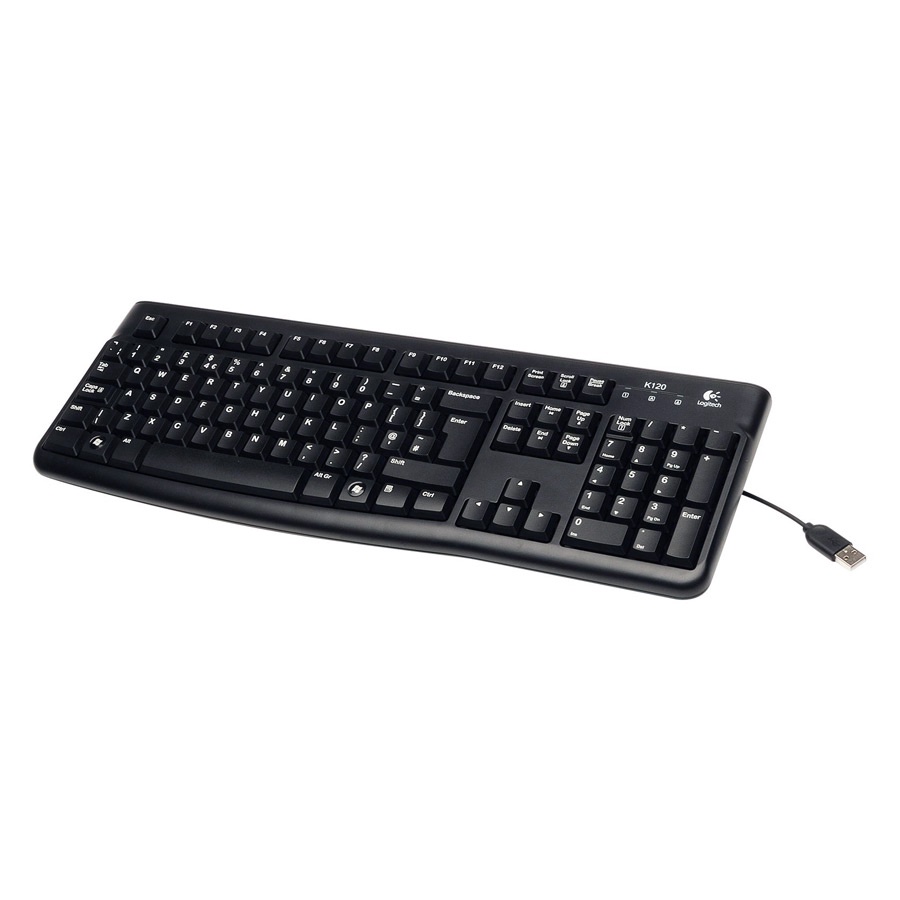 Bàn phím máy tính logitech K120 chính hãng bh 1 năm