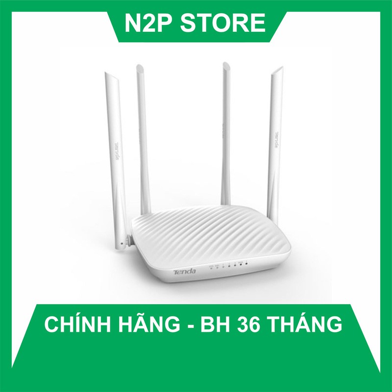 Bộ phát WiFi Tenda F9 xuyên tường 600Mbps - 4 Anten (Hãng phân phối chính thức)