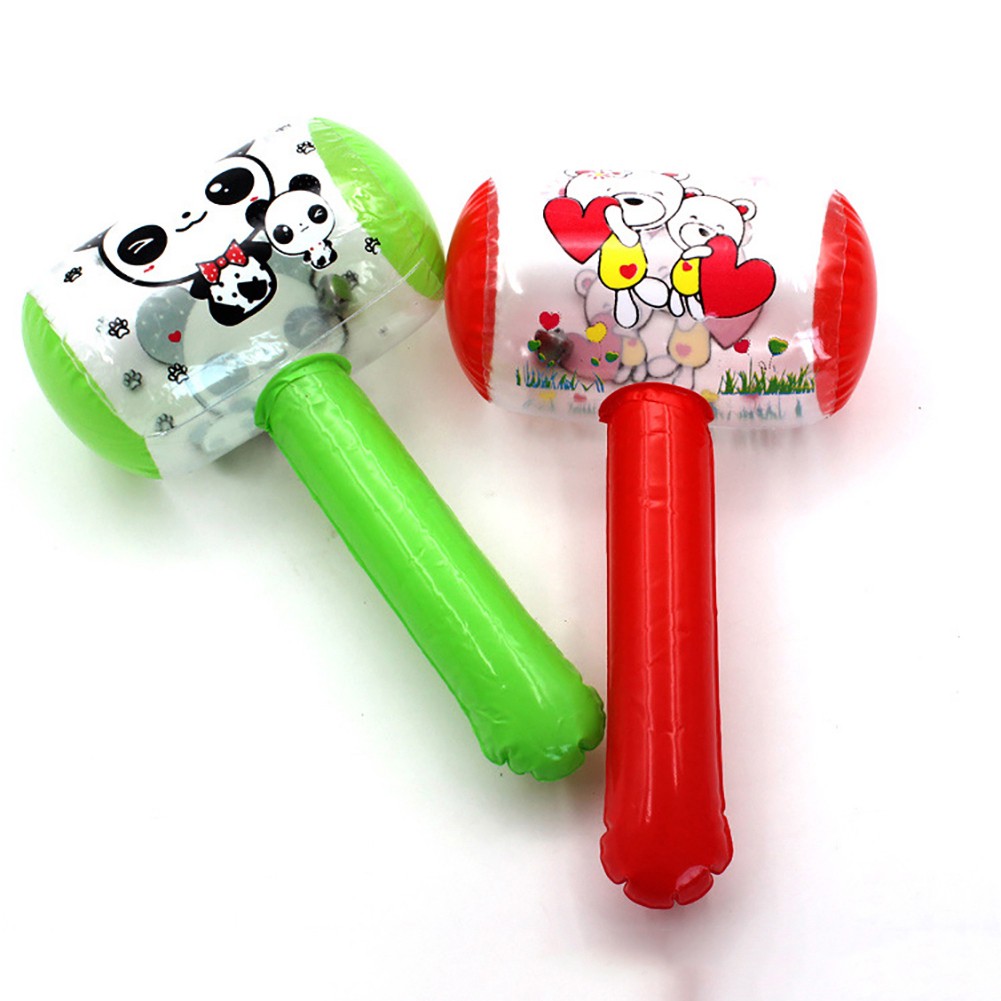 Búa bơm hơi cầm tay in hình nhân vật hoạt hình cho bé