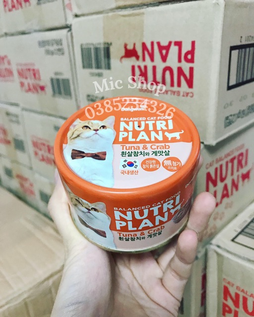 Pate Nutri Plan cho mèo Hàn Quốc