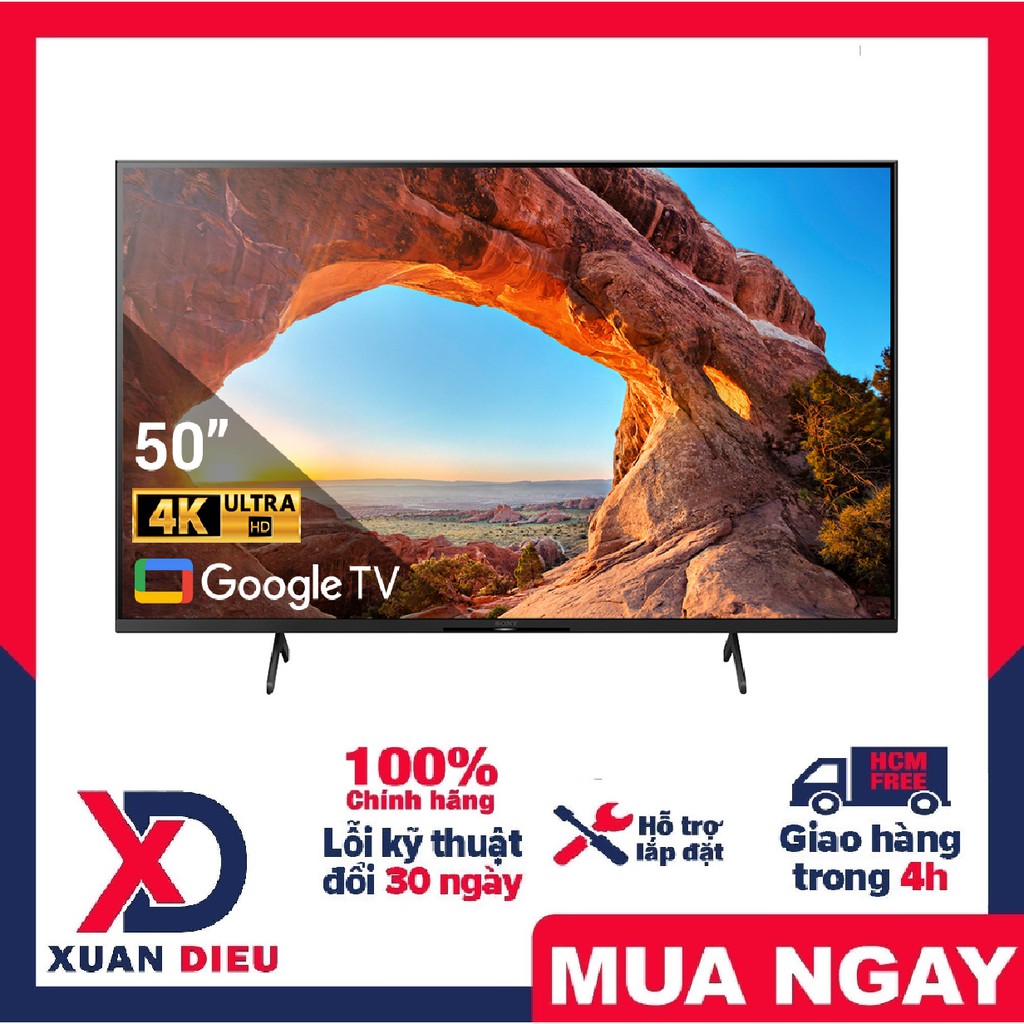 Android Tivi Sony 4K 50 Inch KD-50X86J VN3 (GIÁ LIÊN HỆ) - GIAO HÀNG MIỄN PHÍ HCM | BigBuy360 - bigbuy360.vn