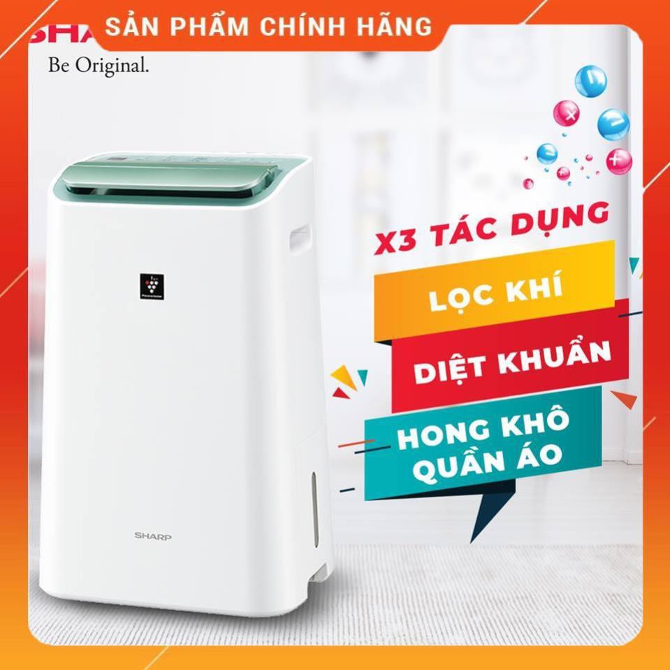 Máy hút ẩm và lọc không khí Sharp DW-E16FA-W (38m2) [ Hàng chính hãng - Bảo hành 12 tháng ]