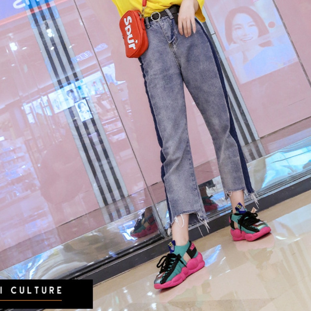 Giày thể thao đế  bánh mỳ Chuất - Mới - Lạ , cổ chun cực ôm chân và tôn dáng | BigBuy360 - bigbuy360.vn