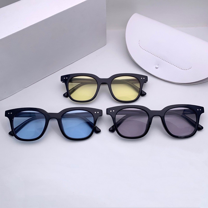 Mắt kính mát thời trang chữ V siêu rẻ dáng vuông Hàn Quốc