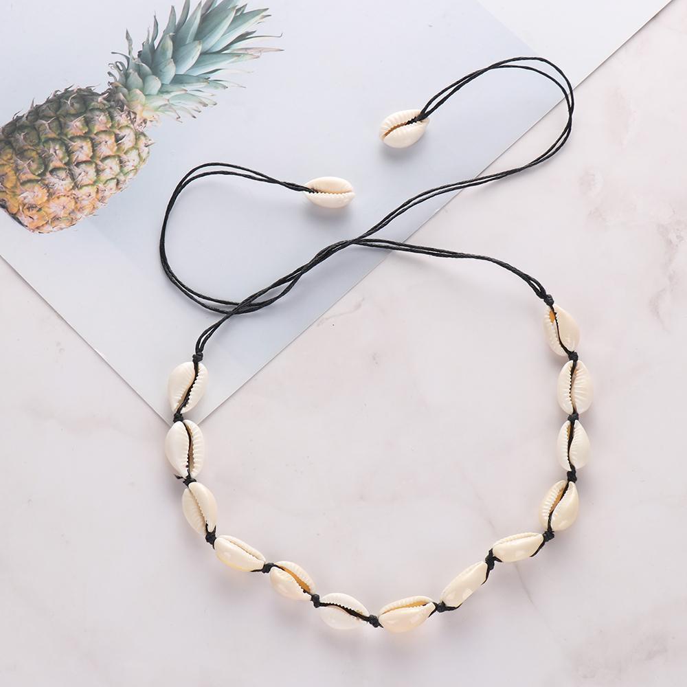 EUTUS Vòng cổ Vỏ Sò Phong Cách Bohemian