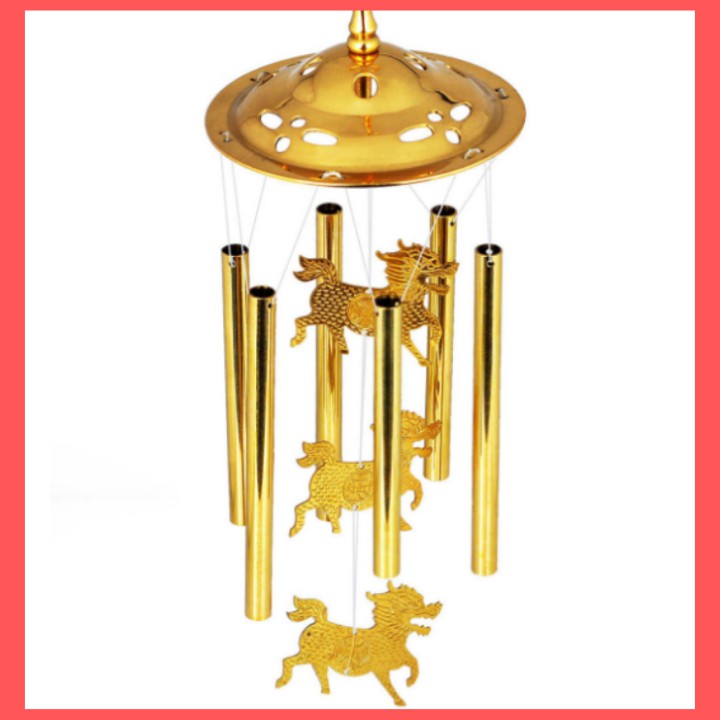 Chuông gió phong thủy bằng đồng 5.3cm
