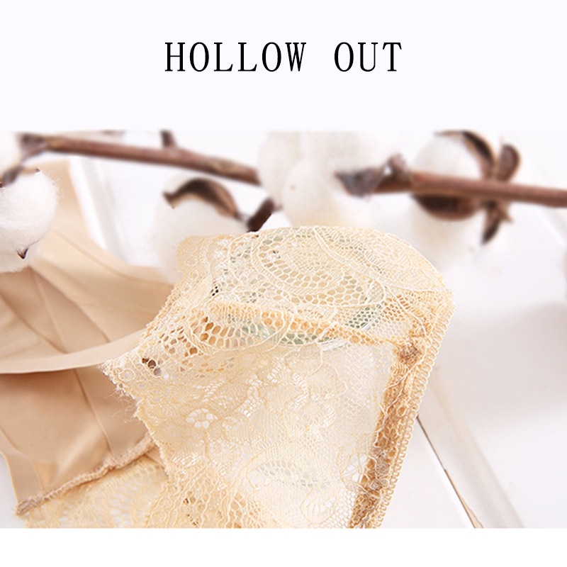 Quần Lót Ren Lưng Thấp Plus Size M-Xxl