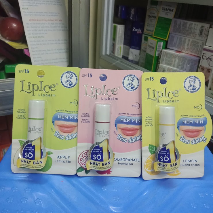 Son dưỡng lipice không màu dưỡng môi mềm mịn
