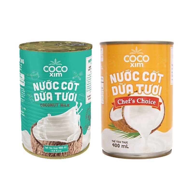 Nước cốt dừa tươi Cocoxim hộp 400ml