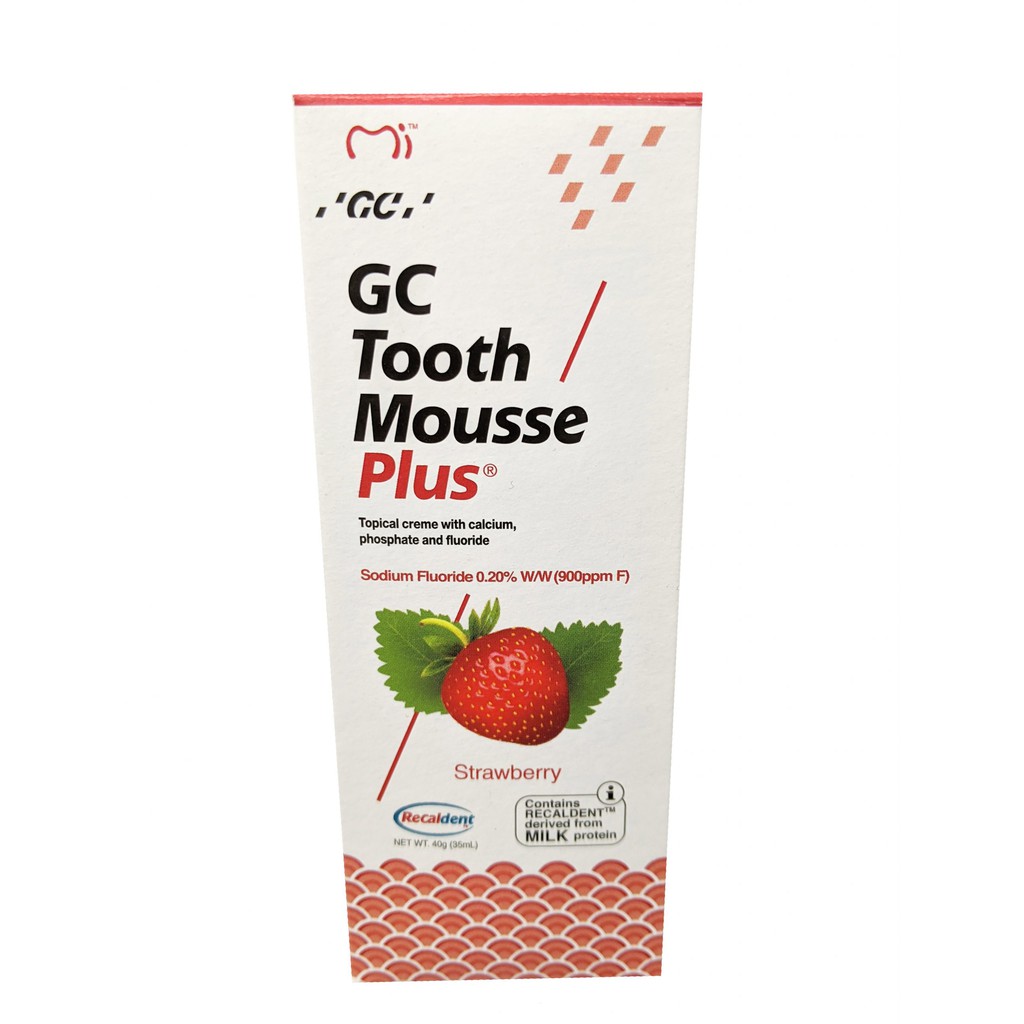 Gel bôi giảm ê buốt có thành phần Calci và Phosphate Tooth Mousse Plus GC