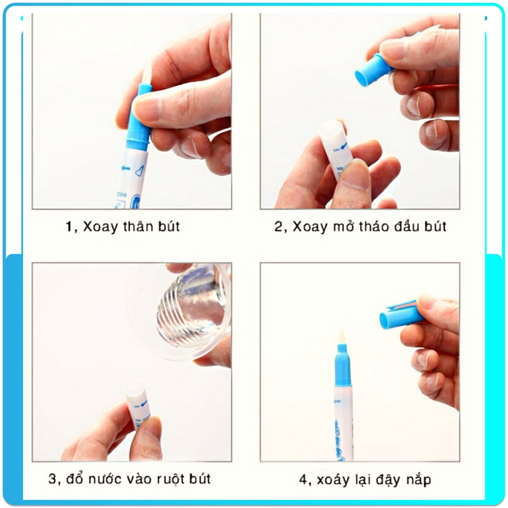 Tranh tô màu nước ma thuật, sách tô màu nước thần kỳ, magic water book cho bé giá tốt với 6 chủ đề