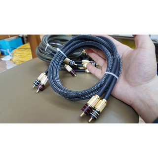 dây RCA bông sen nhật bai bọc xác rắn lõi mạ bạc cao cấp - dài 1m