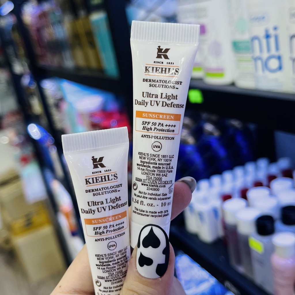 Kem Chống Nắng minisize KIEHL'S Ultra Light Daily UV Defense SPF50 PA++++ - 2 loại