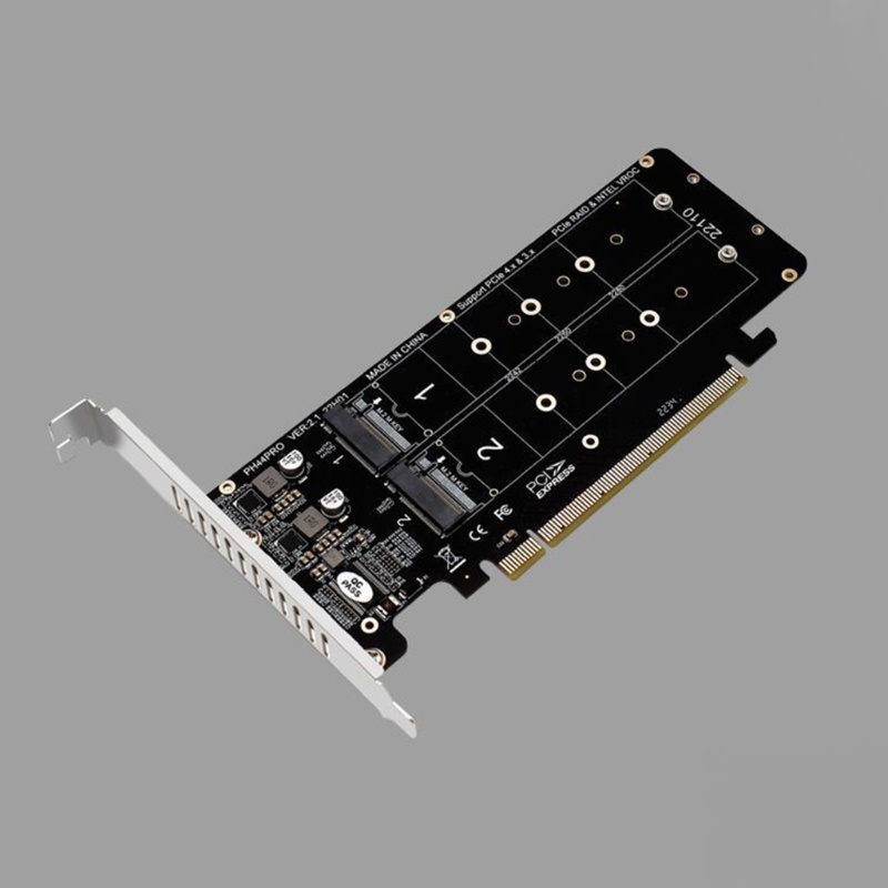 Bộ 4 Ổ Đĩa Mở Rộng PCI-E X16 Sang M.2 NVMEx4 SSD