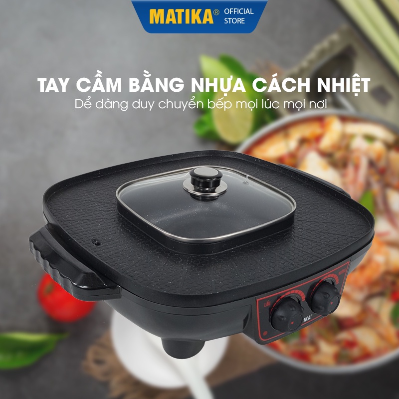 Nồi Lẩu Nướng Đa Năng 2in1 MATIKA MTK-4020