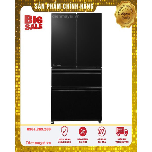 Tủ lạnh Mitsubishi Electric Inverter 564 lít MR-LX68EM-GBK-V (Miễn phí giao tại HCM-ngoài tỉnh liên hệ shop)