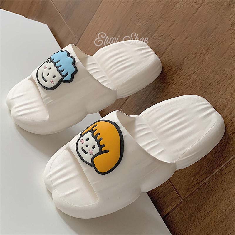 Dép Đi Trong Nhà Đế Mềm Họa Tiết Hoạt Hình Thời Trang Mùa Hè Cho Nữ